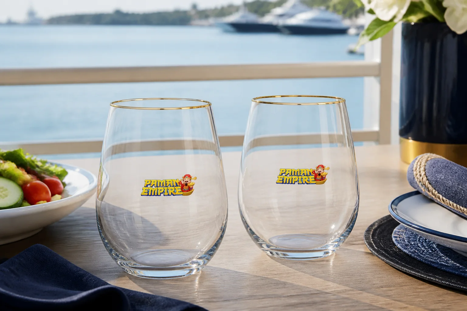 Seagull x Paman Empire Harbor Glass Set